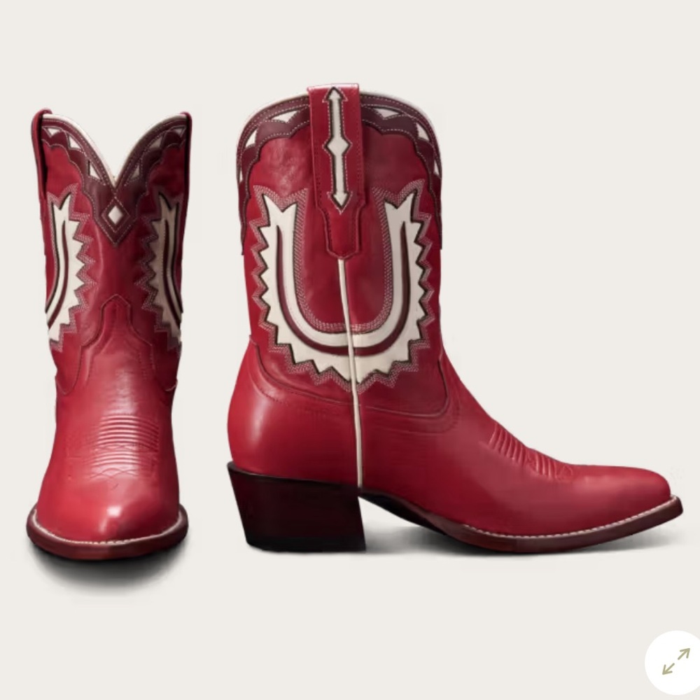 Tecovas Jolene Boot (Crimson/Bone)